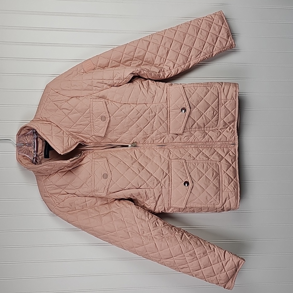 Tommy Hilfiger Quilted Pink Jacket • Size M • Women’s